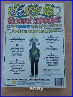 Vintage Kooky Spooks Costume! BONEHEAD! Giant Blow-Up Costume Kit! Unique Item