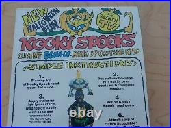 Vintage Kooky Spooks Costume! BONEHEAD! Giant Blow-Up Costume Kit! Unique Item