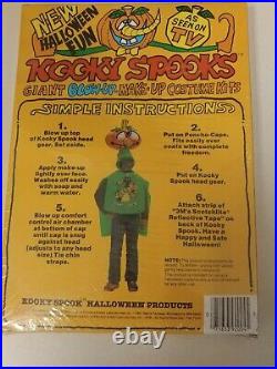 Vintage Kooky Spooks Costume! WUNKIN PUNKIN! Giant Blow-Up Costume Kit! NICE