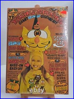 Vintage Kooky Spooks Scardy Cat Halloween Costume Kit Sealed 1979 TV