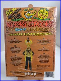Vintage Kooky Spooks Scardy Cat Halloween Costume Kit Sealed 1979 TV