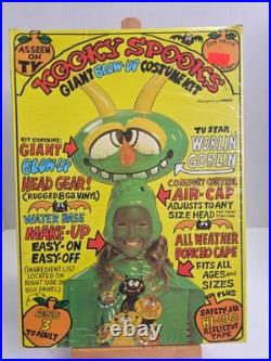 Vintage Kooky Spooks Woblin Goblin Halloween Costume Kit Sealed TV Goblin