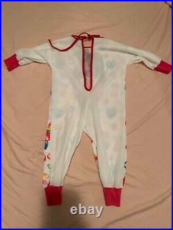 Vintage Lisa Frank Halloween Costume Tiny Tot Sleeper Bear Sundae