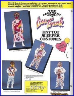 Vintage Lisa Frank Tiny Tot Sleeper Costume Bubble Gum Machine Size 3-4