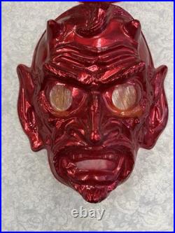 Vintage Lot of 22 Halloween Masks 1960-80s Personalities, Dracula, Devil, Geisha