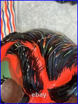 Vintage Lot of 22 Halloween Masks 1960-80s Personalities, Dracula, Devil, Geisha