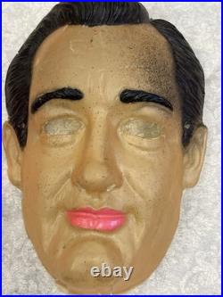 Vintage Lot of 22 Halloween Masks 1960-80s Personalities, Dracula, Devil, Geisha