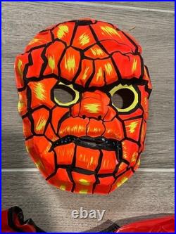 Vintage Marvel Fantastic Four THING Ben Cooper Halloween Costume as seen movie