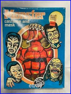 Vintage Marvel Fantastic Four THING Ben Cooper Halloween Costume as seen movie