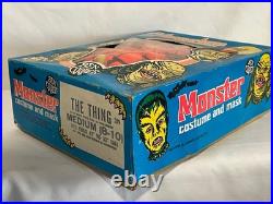 Vintage Marvel Fantastic Four THING Ben Cooper Halloween Costume as seen movie