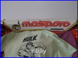 Vintage Masport Masporo Hulk Kid's Costume Set Made In France Marvel Comics 1979