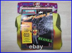 Vintage NOS 1991 Street Fighter 2 Blanka Collegeville Halloween Mask & Outfit