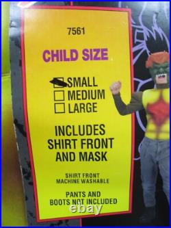 Vintage NOS 1991 Street Fighter 2 Blanka Collegeville Halloween Mask & Outfit