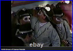 Vintage New Orleans Mardi Gras Costume designed by Louis R. Massett Parade Worn Vintage New Orleans Mardi Gras Costume designed by Louis R. Massett Parade Worn