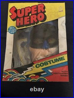 Vintage Original Ben Cooper BATMAN Halloween Costume 1973 With Box