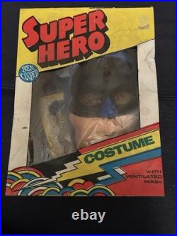 Vintage Original Ben Cooper BATMAN Halloween Costume 1973 With Box