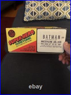 Vintage Original Ben Cooper BATMAN Halloween Costume 1973 With Box