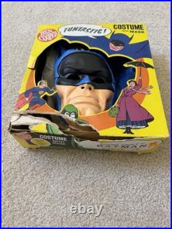 Vintage Original Ben Cooper Batman Costume And Plastic Mask 1960s Pre Owend