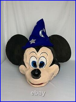 Vintage Paper Mache Mickey Mouse Disney Head Mask Costume! Large