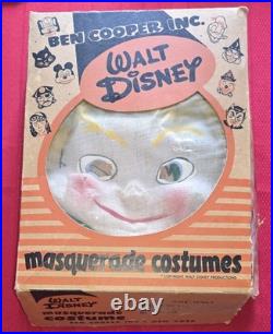 Vintage Peter Pan Halloween Costume by Ben Cooper Gauze Mask with Box