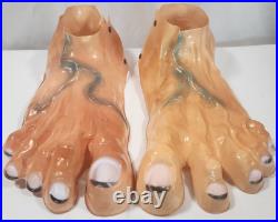Vintage RARE 1960's Vacuform Halloween Costume Prop Monster Feet 15x6 Vintage RARE 1960's Vacuform Halloween Costume Prop Monster Feet 15x6