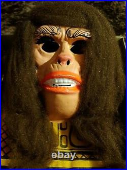 Vintage Rare 1974 Planet Of The Apes Costume And Mask (lisa) By Ben Cooper