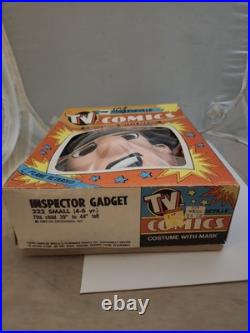 Vintage Rare VHTF Inspector Gadget TV Halloween Costume Mask Collegeville 1983