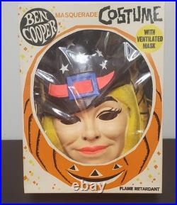Vintage Rare Version Ben Cooper Bewitched Halloween Costume 1966 Samantha NOS