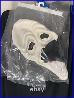 Vintage SCARY MOVIE Whassup! Ghost Face Costume Fun World XL Mask Robe Belt NEW