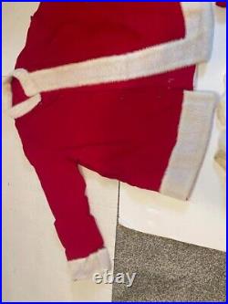 Vintage Santa Claus outfit suit costume in box complete Christmas