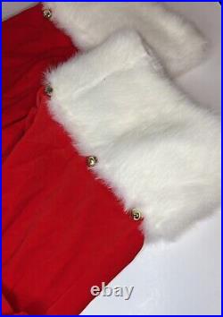 Vintage Santa Suit 60s / 70s Christmas Saint Nick Costume Xmas Dress up Santa