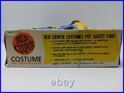 Vintage Secret Squirrel Halloween Costume complete in BOX 1965 BEN COOPER USA