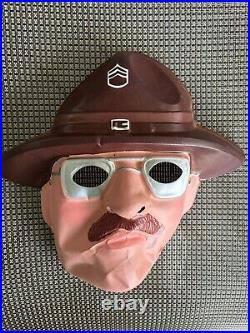 Vintage Sergeant Slaughter Collegeville Childs Costume Medium 8-10 yr 1986