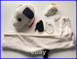 Vintage Snoopy Deluxe Costume Kids Has Hands And Feet
