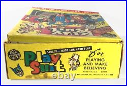 Vintage Spider-Man Playsuit / Ben Cooper 1975 Halloween Costume with Original Box