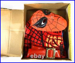 Vintage Spider-Man Playsuit / Ben Cooper 1975 Halloween Costume with Original Box