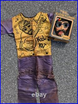 Vintage Spook Town Beatnick Boy Costume, Mask W Box RARE BEN COOPER. FLAWS