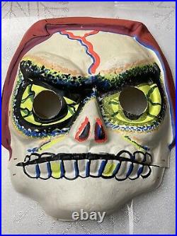 Vintage The Skull Chatter Mouth Halloween costume inbox Hard To Find Ben Cooper