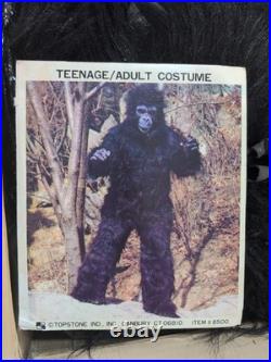 Vintage Topstone Gorilla Halloween Costume One Size Fits All Adult