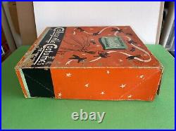 Vintage Very Early Collegeville Costumes Painted Fabric Horse WithBox Halloween