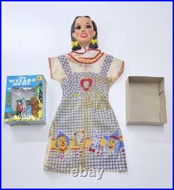 Vintage Wizard of Oz DOROTHY Vintage Mask & Costume Ben Cooper 1975 RARE