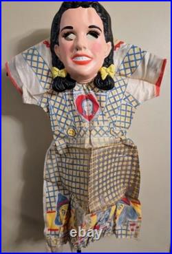 Vintage Wizard of Oz DOROTHY Vintage Mask & Costume Ben Cooper 1975 RARE