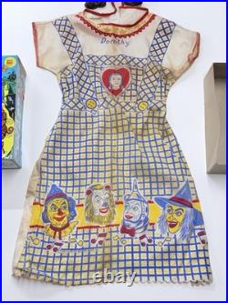 Vintage Wizard of Oz DOROTHY Vintage Mask & Costume Ben Cooper 1975 RARE