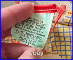 Vintage Wizard of Oz DOROTHY Vintage Mask & Costume Ben Cooper 1975 RARE