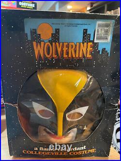 Vintage Wolverine Marvel Costume 1992 COLLEGEVILLE X-Men Tot 3-4 Years WithBox
