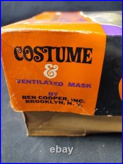 Vintage Woolworth's Ben Cooper Skelton Halloween Costume Kids Medium