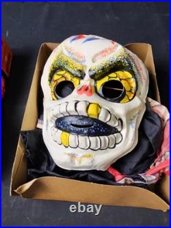 Vintage Woolworth's Ben Cooper Skelton Halloween Costume Kids Medium