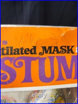 Vintage Woolworth's Ben Cooper Skelton Halloween Costume Kids Medium