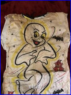 Vintage Woolworth's CREEPY Ghost Rare Costume, Ben Cooper. All Complete