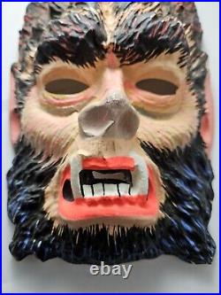 Vintage alloween Werewolf Wolfman Mask
